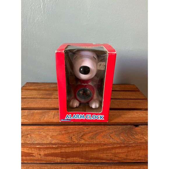 Peanuts Snoopy alarm clock table clock collectible in box by Pacific Innovations - Picture 8 of 10